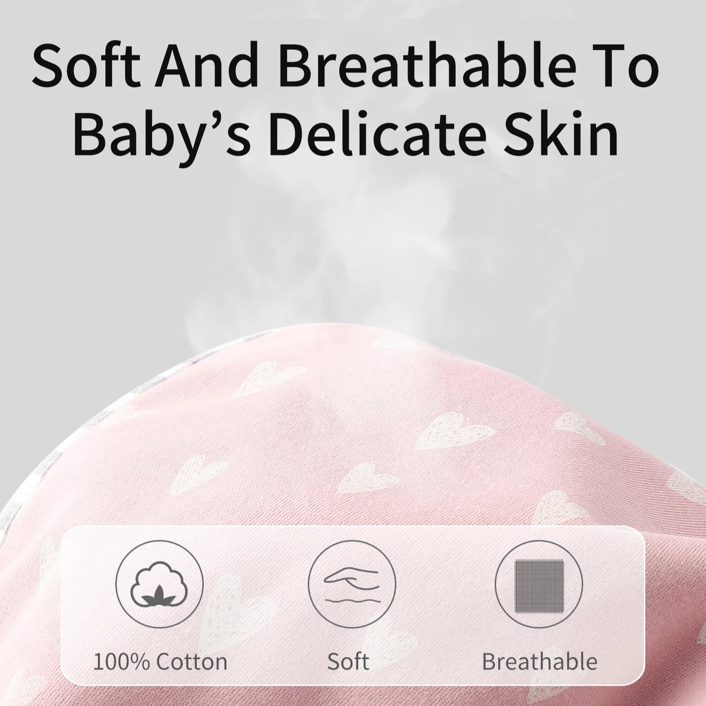 INSULAR Newborn Sleep Sack - Soft Cotton Anti-Startle Blanket