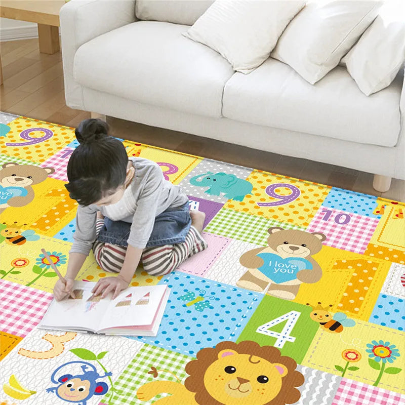 Educational Foldable Baby Mat - Perfect for Play & Learning