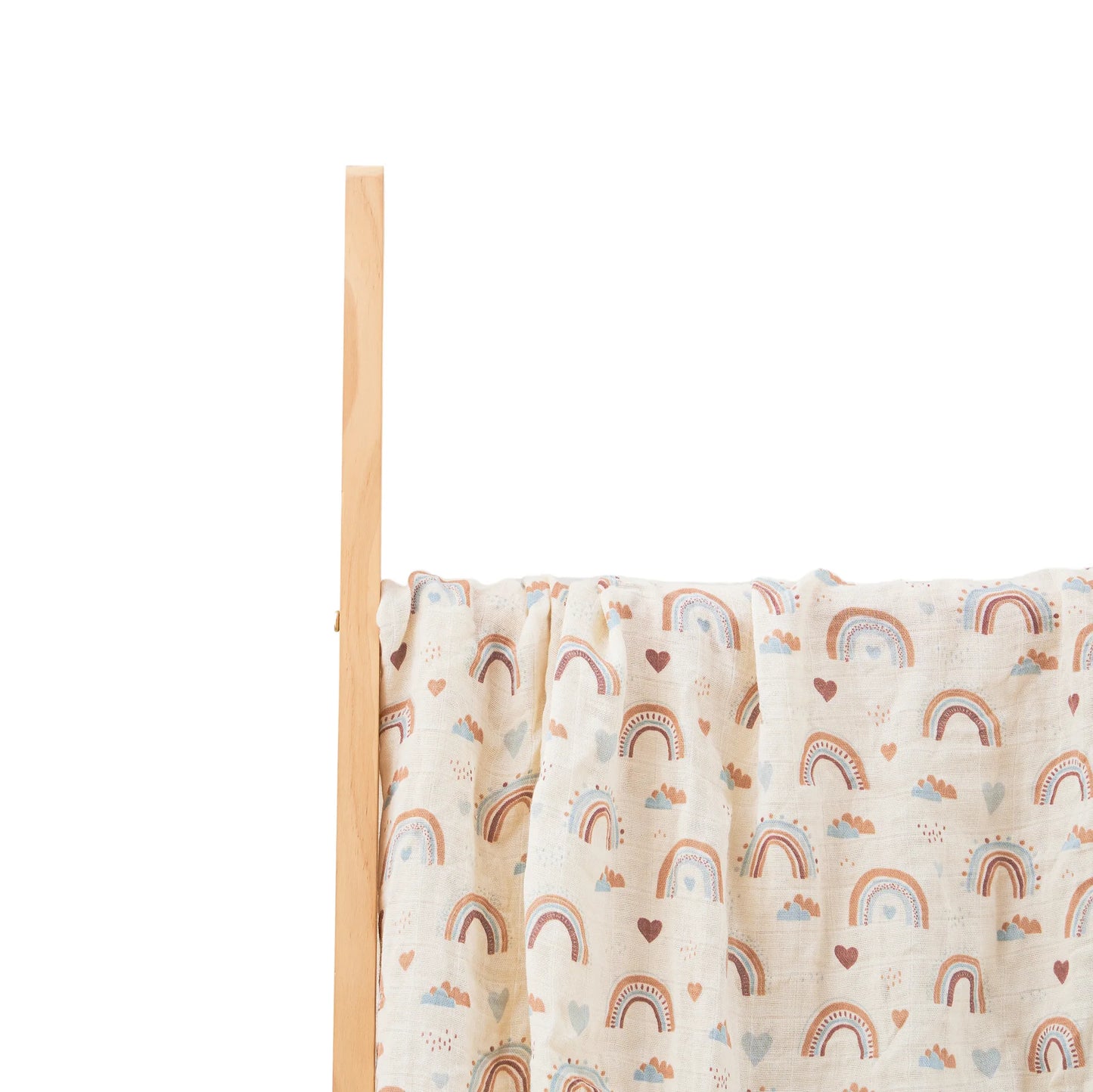 Newborn Swaddle: Bamboo Cotton Baby Blanket 120x120cm Muslin Wrap