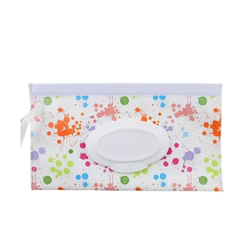 Baby Tissue Box: Cute EVA Flip Cover, Refillable & Portable
