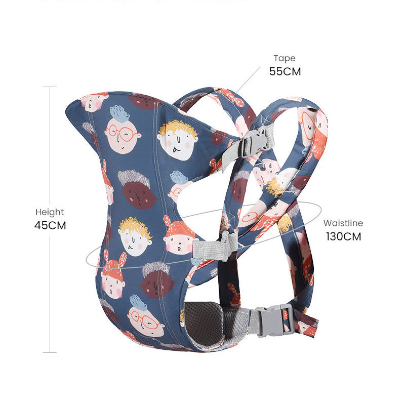 Adjustable Newborn Carrier with Breathable Waist Stool