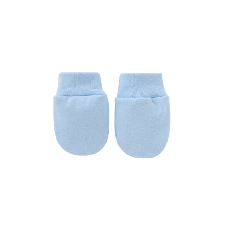 Baby Anti-Scratch Mittens - Soft Cotton No Scratch Hand Socks