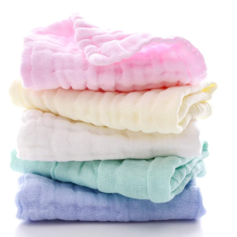 Washcloths - Cotton Soft Newborn Wipes for Sensitive Skin