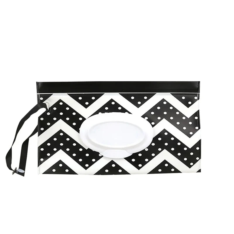 Baby Tissue Box: Cute EVA Flip Cover, Refillable & Portable