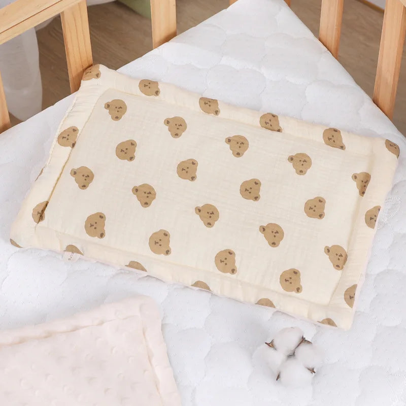Napping for Newborn Sweat Absorption Breathable Cotton Baby Universal Pillow