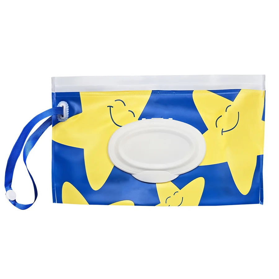 Baby Tissue Box: Cute EVA Flip Cover, Refillable & Portable