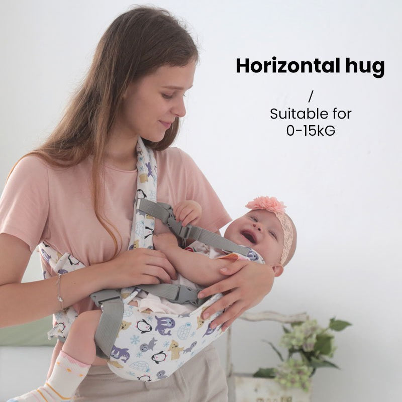 Adjustable Newborn Carrier with Breathable Waist Stool