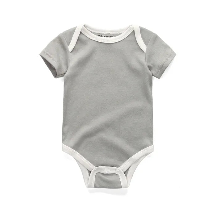Newborn Onesie - 100% Cotton Unisex Baby Bodysuit by Kiddiezoom