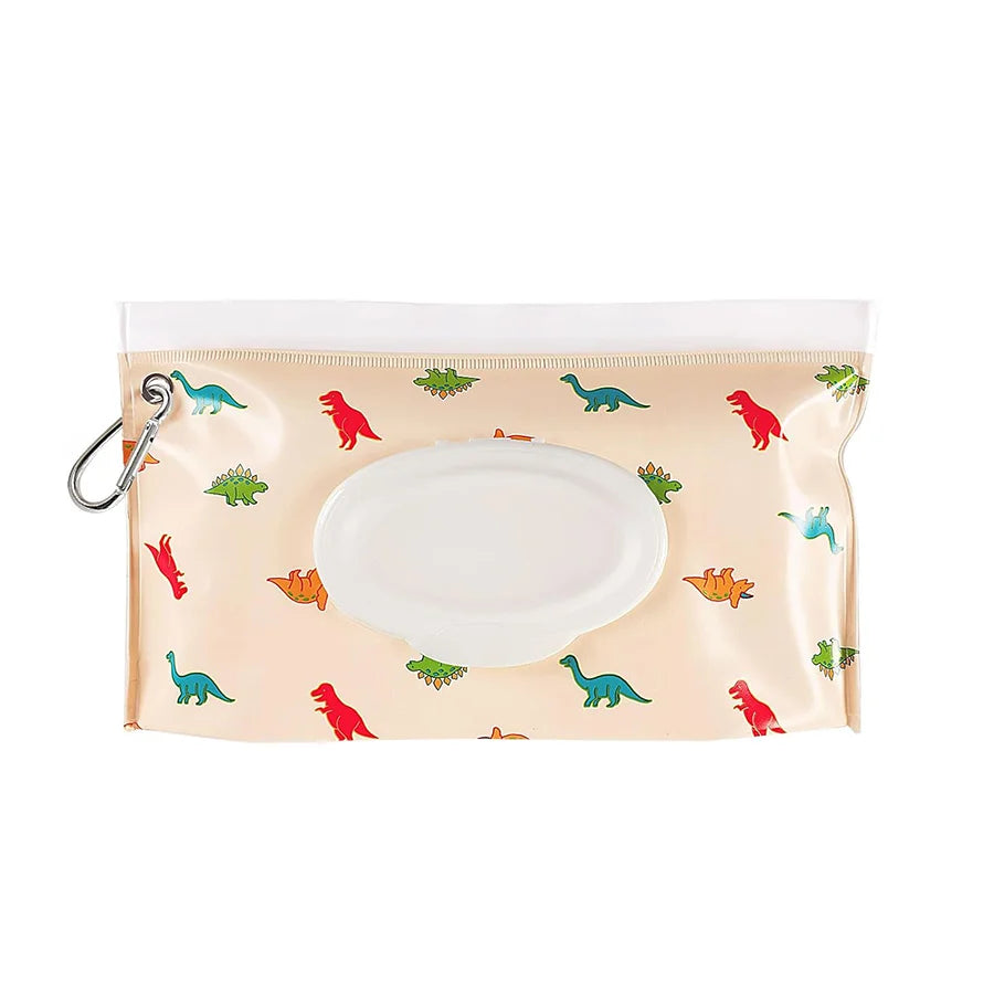 Baby Tissue Box: Cute EVA Flip Cover, Refillable & Portable