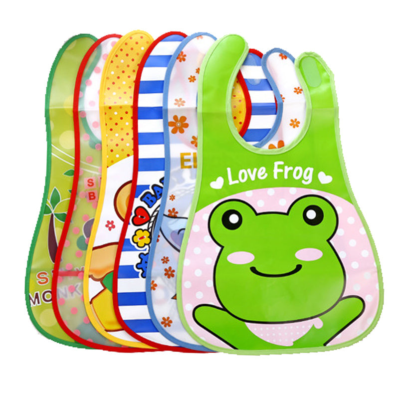 Baby Bibs - Waterproof Cartoon Newborn Bandana Burp Cloths