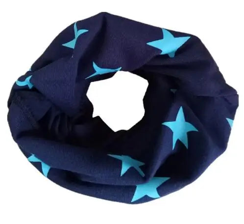 Kids Cartoon Cotton Scarf - Warm Winter Neckwear