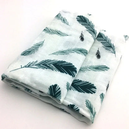 Baby Blankets: Soft Muslin Swaddle Wrap 58x58cm
