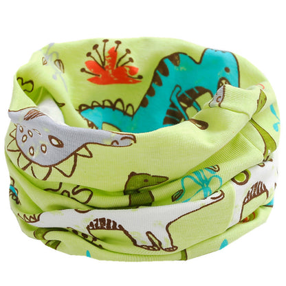 Kids Cartoon Cotton Scarf - Warm Winter Neckwear