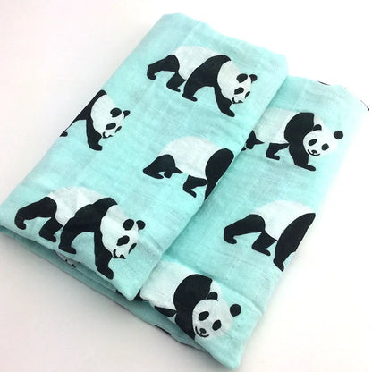 Baby Blankets: Soft Muslin Swaddle Wrap 58x58cm