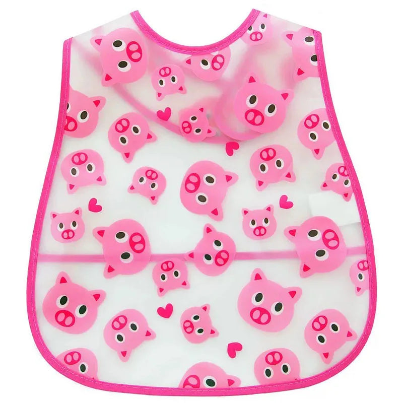 Baby Bibs - Waterproof Cartoon Newborn Bandana Burp Cloths