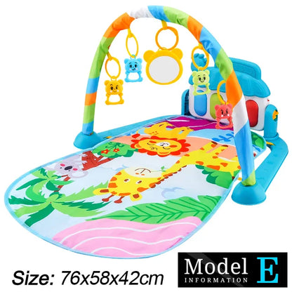 Infant Gym Piano Play Mat: Music & Fitness for 0-36 Months