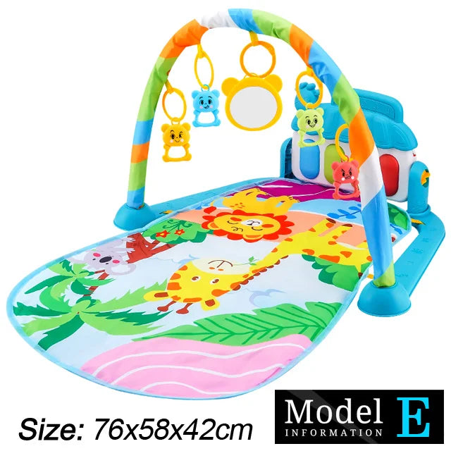 Infant Gym Piano Play Mat: Music & Fitness for 0-36 Months