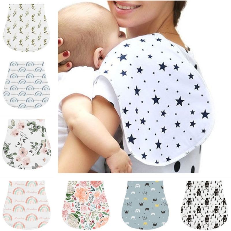 Baby Burp Cloths Cotton Bibs - Newborn Feeding Essentials