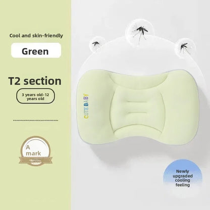 Cooling Baby & Toddler Space Pillow for Baby 6Month 1-12 Year Olds Breathable Ice Silk Summer Use Multifunctional Nursing Pillow