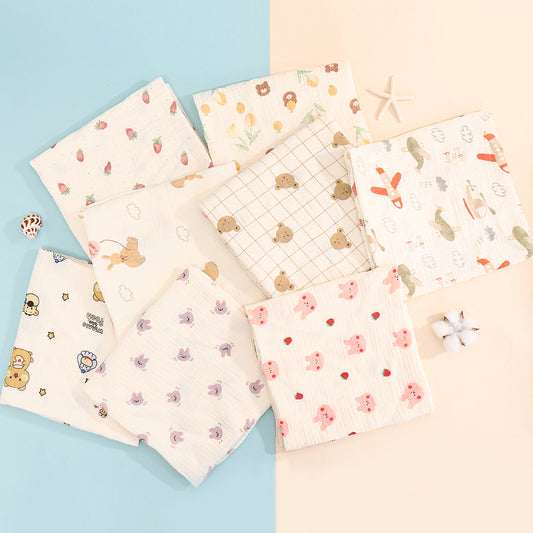 Baby Cotton Swaddle Blanket Muslin Bath Towel