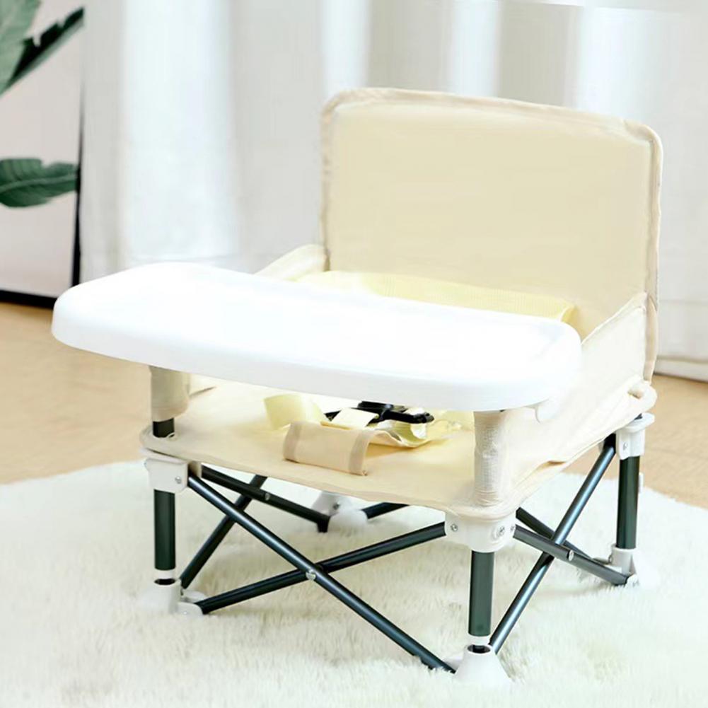 Infant Carrier Seat: Folding Chair with Tray & Bag