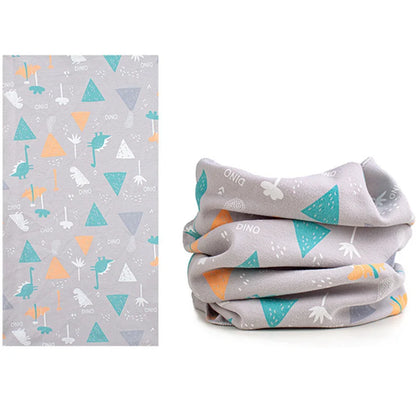 Kids Cartoon Cotton Scarf - Warm Winter Neckwear