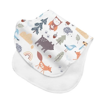 Baby Burp Cloths Cotton Bibs - Newborn Feeding Essentials