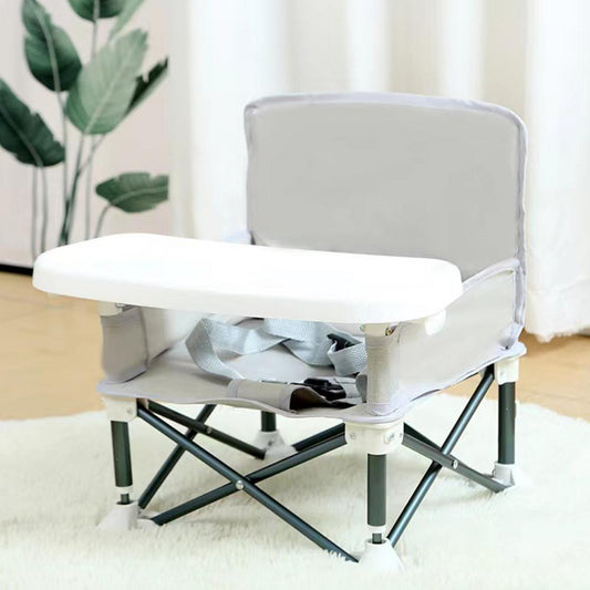 Infant Carrier Seat: Folding Chair with Tray & Bag