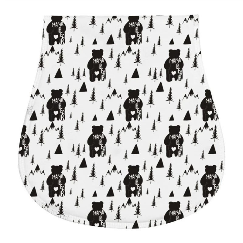 Baby Burp Cloths Cotton Bibs - Newborn Feeding Essentials