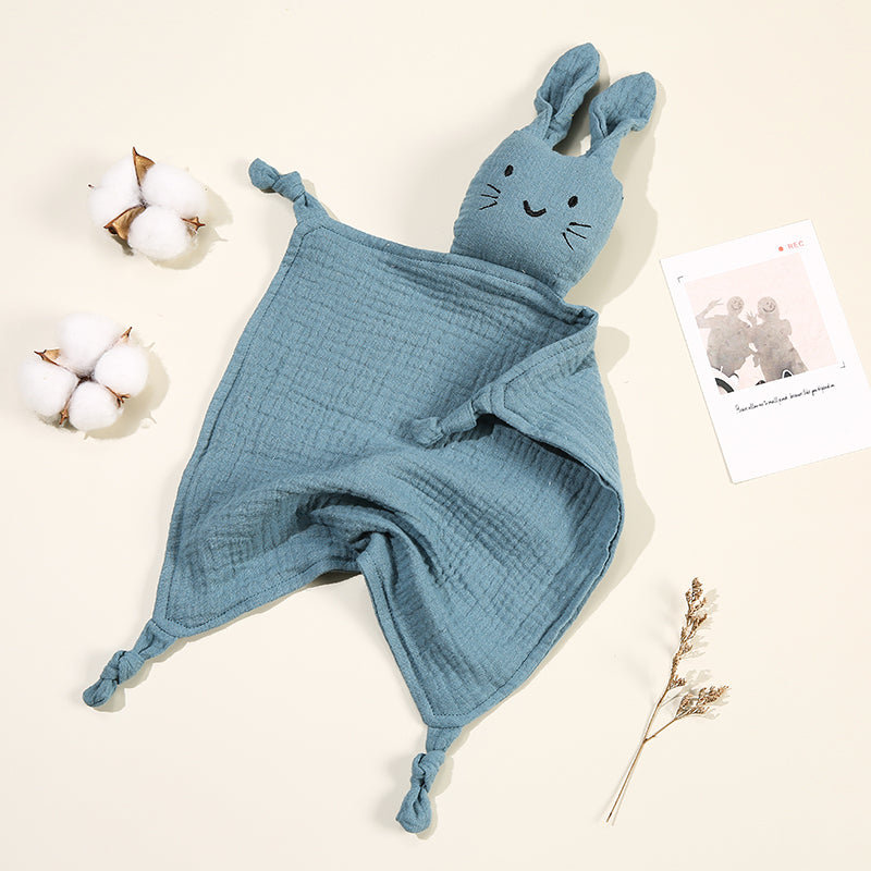 Baby Blankets: Baby Muslin Blanket with Cat Doll for Infant Sleep