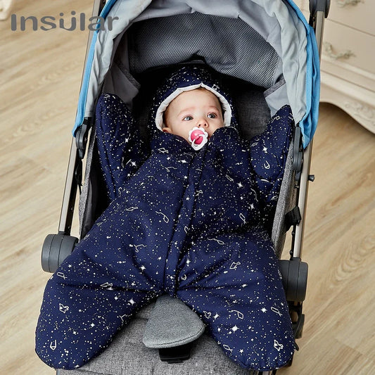 INSULAR Baby Sleeping Bags Starfish Type Infant Warm Sleep Sacks Separated Sleeves Legs Kid Swaddle Blanket Winter 0-8 Months