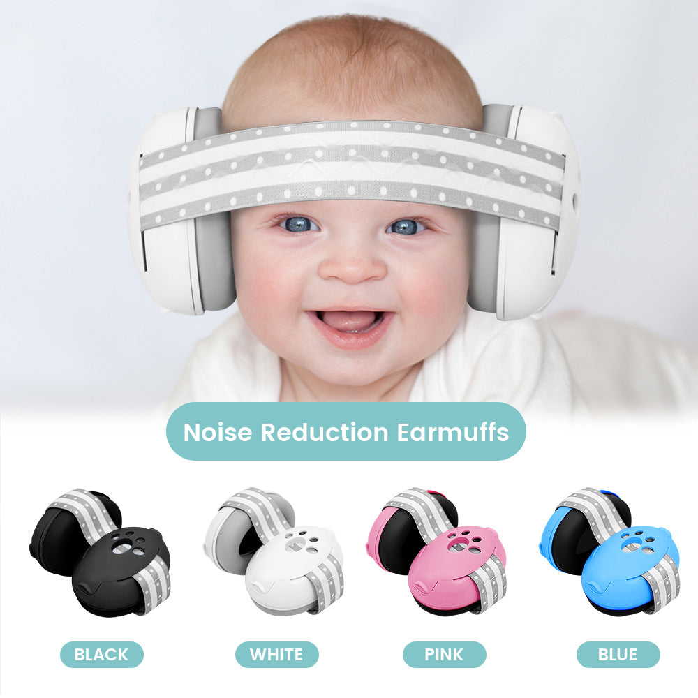 Infant Ear Muffs with Elastic Headband - Noise Reduction