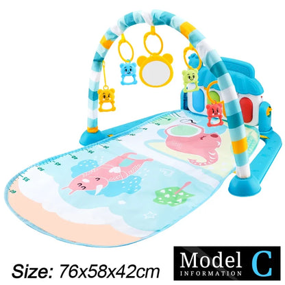Infant Gym Piano Play Mat: Music & Fitness for 0-36 Months