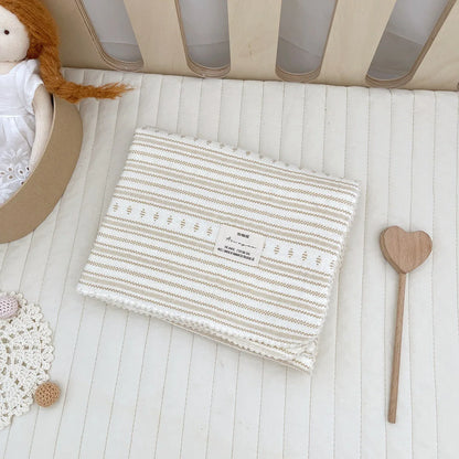 Baby Bath Towel Kids Swaddle Wrap Bedding Pure Cotton Bubble Muslin Blanket 2 Layers Infant Gauze Receiving Blanket
