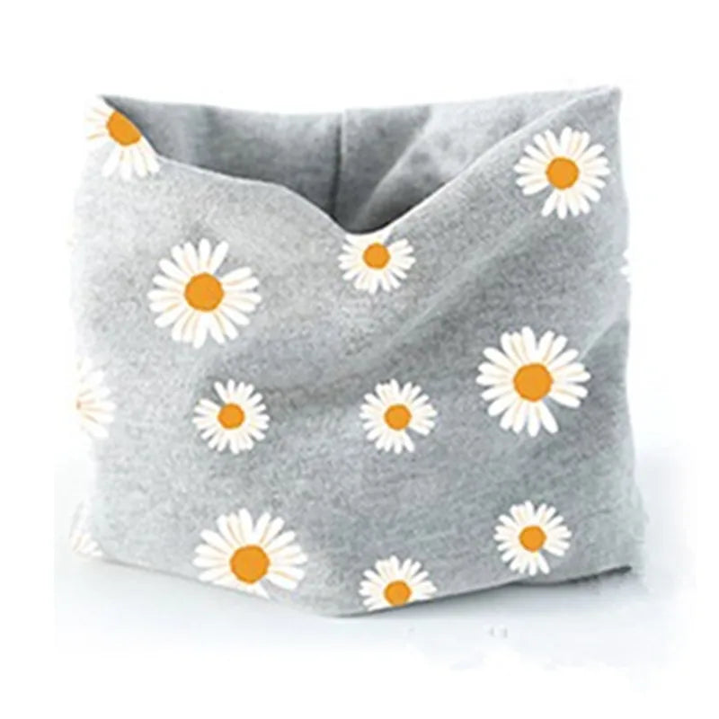 Kids Cartoon Cotton Scarf - Warm Winter Neckwear