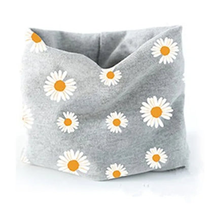 Kids Cartoon Cotton Scarf - Warm Winter Neckwear