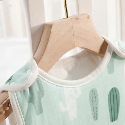 Happyflute Unisex Baby Sleep Sack, 100% Cotton Baby Sleeping Bag TOG 1, Wearable Blanket Baby, 2-Way Zipper Sleeping Bag Sack
