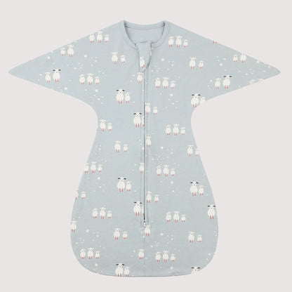 INSULAR Newborn Sleep Sack - Soft Cotton Anti-Startle Blanket