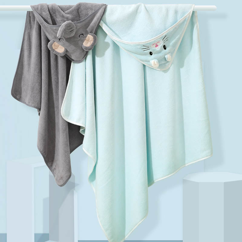 Baby Blankets: Animal Swaddle Blanket - Hooded Baby Wrap in 4 Cute Designs