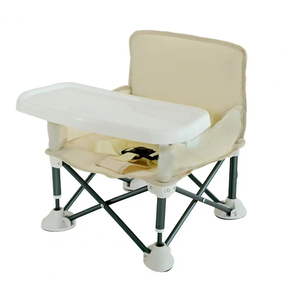 Infant Carrier Seat: Folding Chair with Tray & Bag