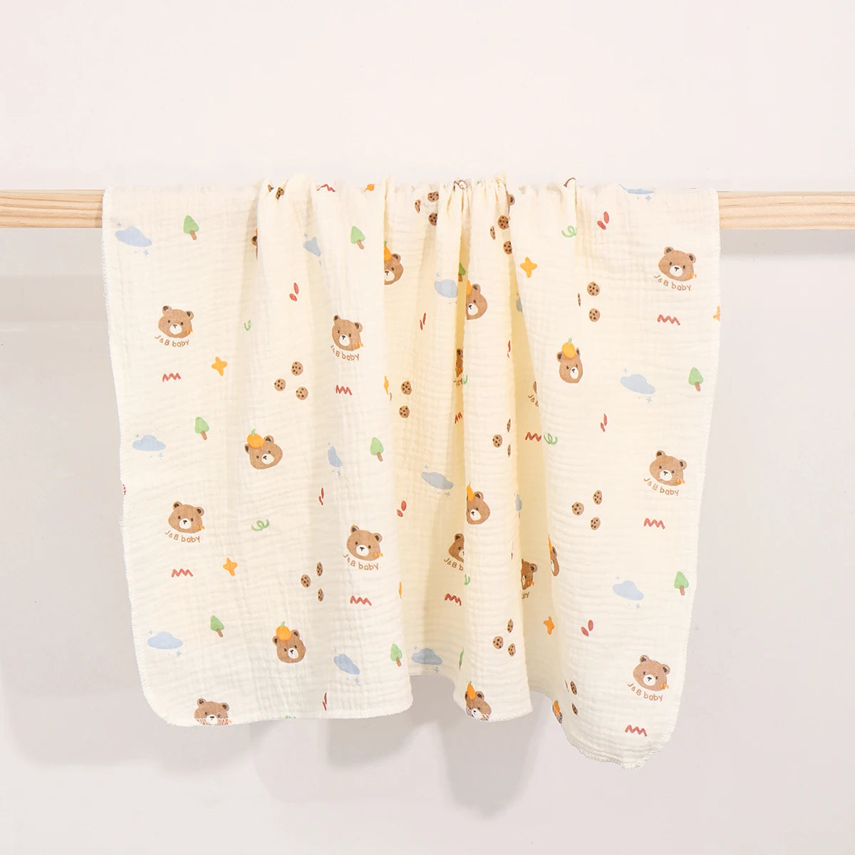 Baby Cotton Swaddle Blanket Muslin Bath Towel