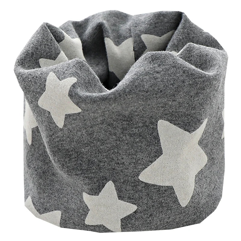 Kids Cartoon Cotton Scarf - Warm Winter Neckwear