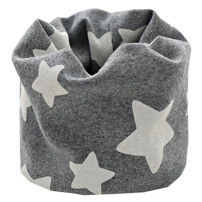 Kids Cartoon Cotton Scarf - Warm Winter Neckwear