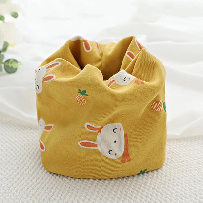 Kids Cartoon Cotton Scarf - Warm Winter Neckwear
