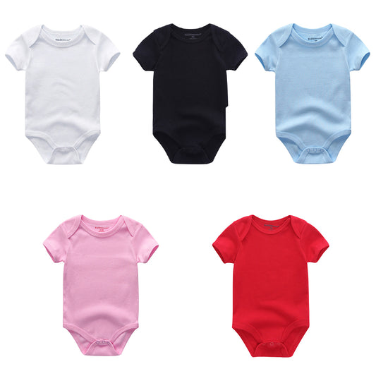 Newborn Onesie - 100% Cotton Unisex Baby Bodysuit by Kiddiezoom