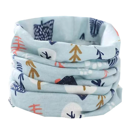 Kids Cartoon Cotton Scarf - Warm Winter Neckwear