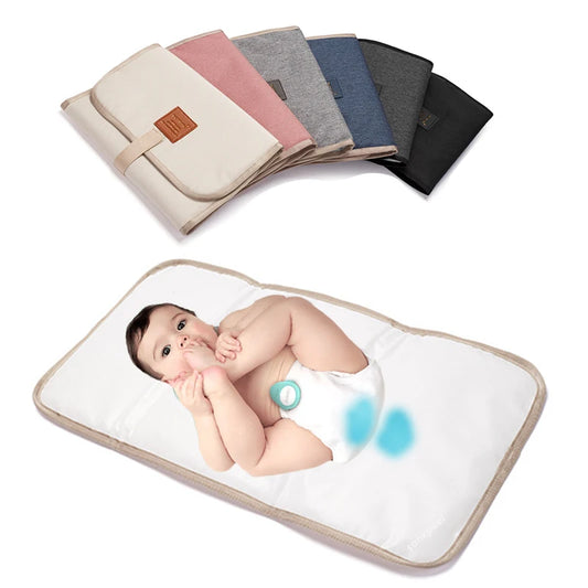 Portable Changing Pad: Baby Portable Waterproof Diaper Changing Mat - Travel Friendly