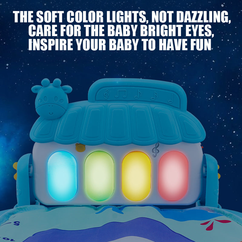 Infant Gym Piano Play Mat: Music & Fitness for 0-36 Months