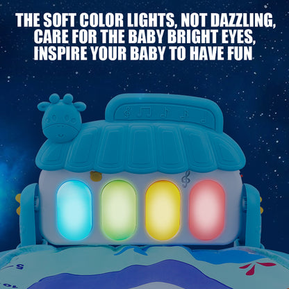 Infant Gym Piano Play Mat: Music & Fitness for 0-36 Months