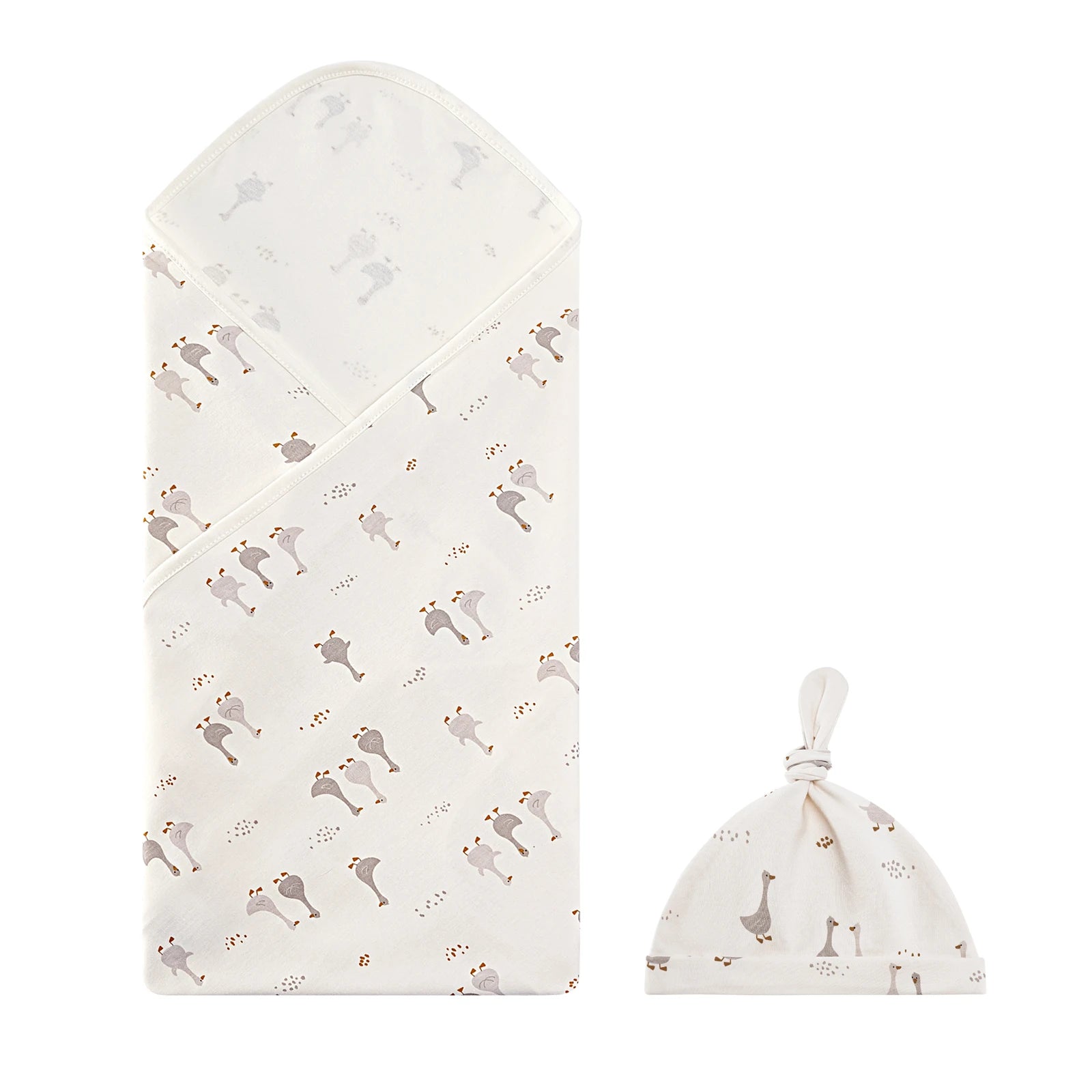 Newborn Cotton Swaddle Blanket Set - Cozy Cocoon Wrap 0-12M